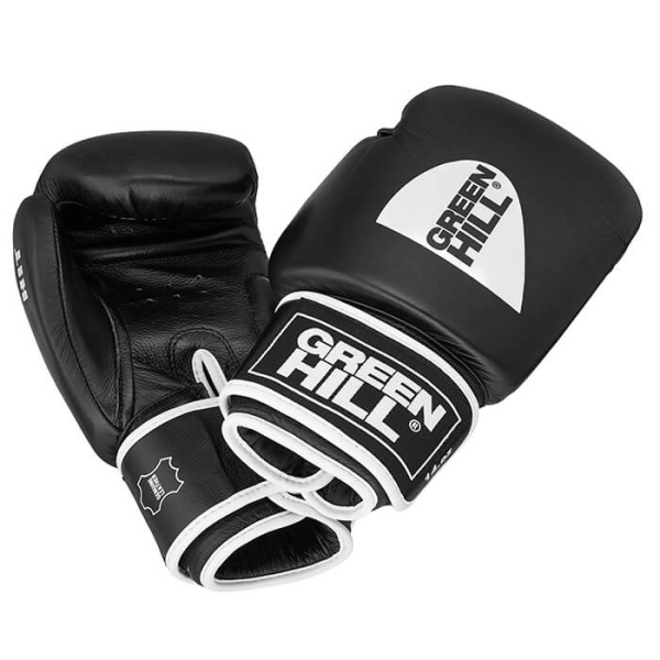 Перчатки для тайского бокса Green Hill HIT BGH-2257, тренировочные, чёрный – фото