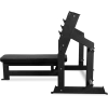 Скамья для жима горизонтальная BRONZE GYM AL-304, профессиональная – фото