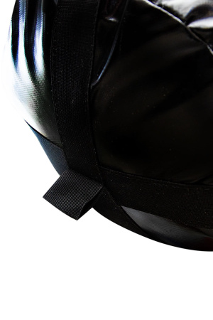 Боксерский мешок SportPanda 180 см, диаметр 40 см, вес 75 кг, черный / оливковый