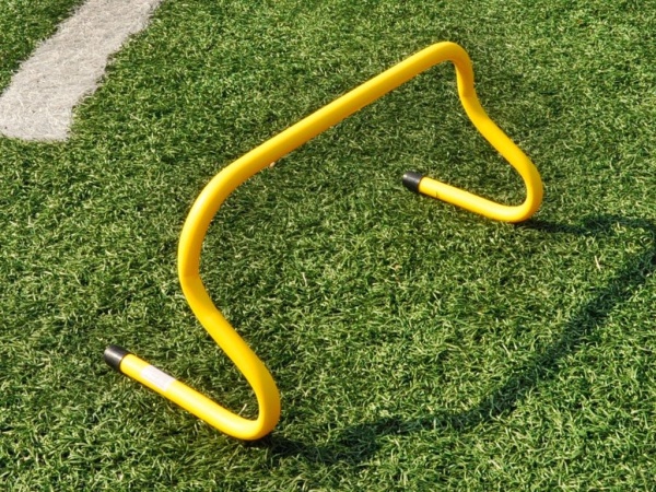 Барьер тренировочный футбольный FT-M23, 45 х 23 см, жёлтый – фото