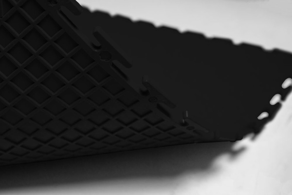 Плитка ПВХ Standart Terra, 500*500, чёрный – фото