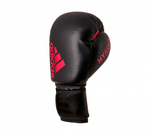 Боксерские перчатки Adidas GIBRID 50, тренировочные, чёрный – фото