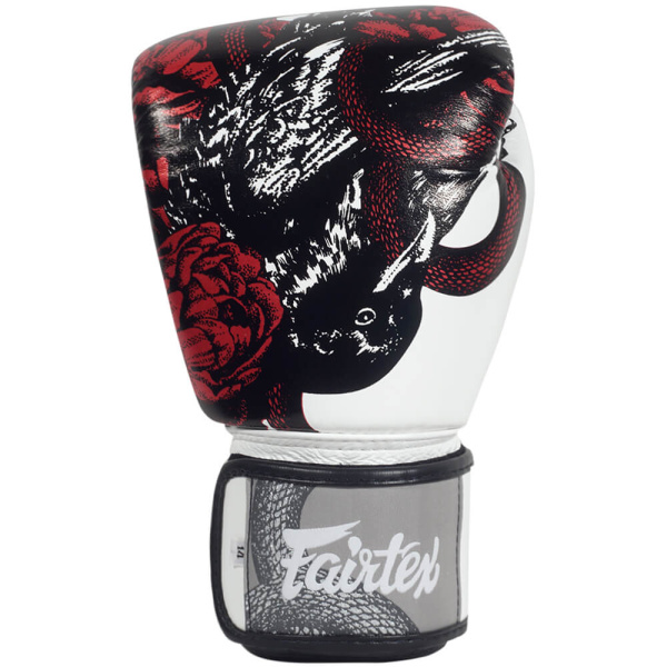 Боксерские перчатки Fairtex BGV24 Beauty of Survival, в подарочной упаковке – фото