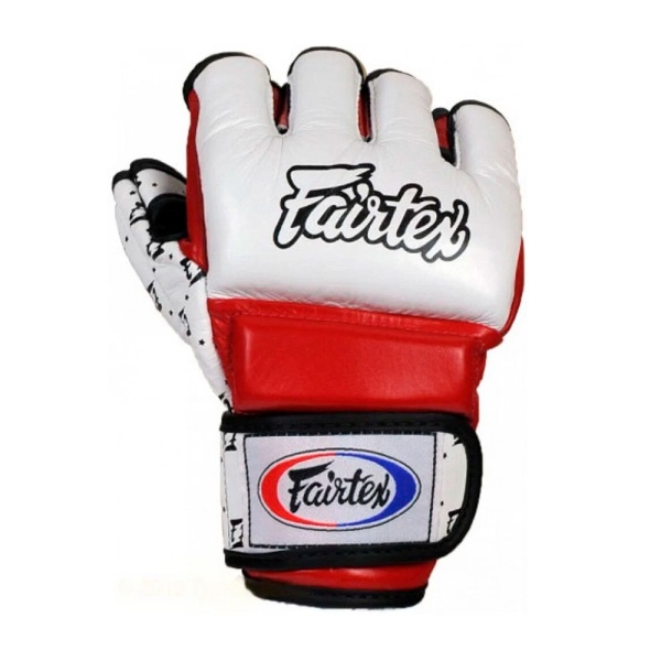 Перчатки для ММА и боевого самбо Fairtex FGV17 Fairtex, для соревнований, красный – фото