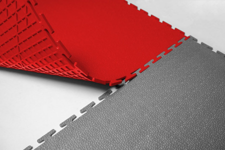 Плитка ПВХ Standart Terra, 500*500, красный – фото