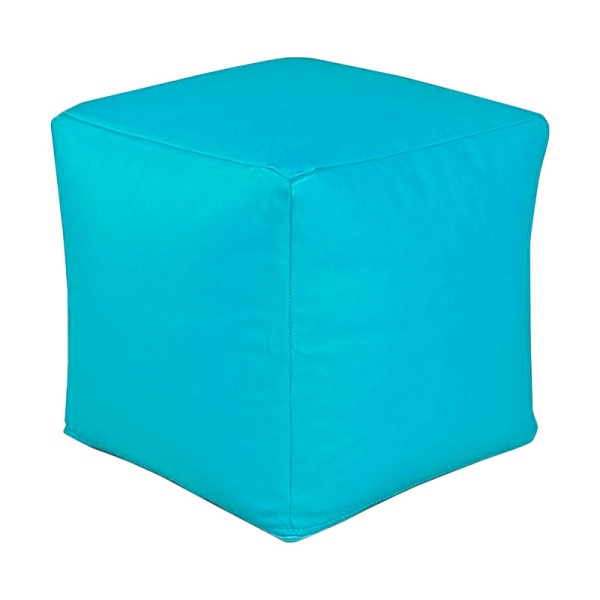 Кресло-пуфик «Кубик», голубой – фото