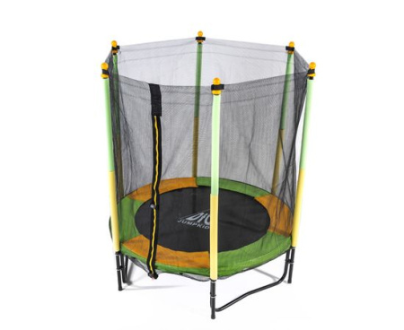 Батут DFC JUMP KIDS 55" зелено-желтый – фото