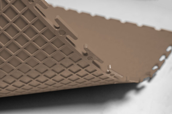 Плитка ПВХ Standart Terra, 500*500, бежевый – фото