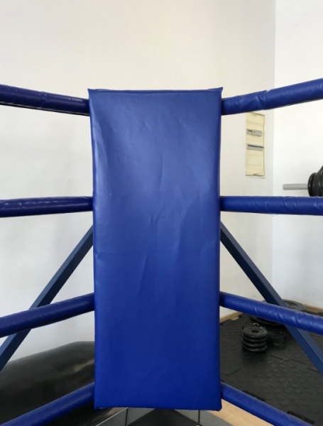  Подушка для ринга SportPanda, угловая,  15x35x100 см, синий