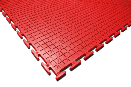 Плитка ПВХ Standart Skin, 500*500, красный – фото