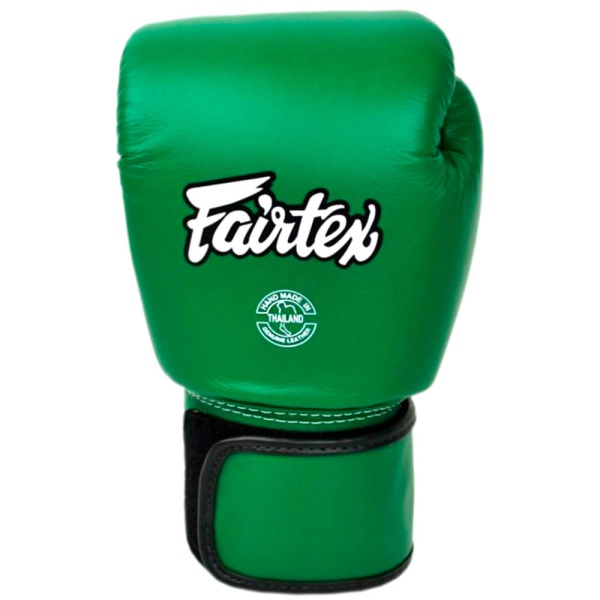 Боксерские перчатки Fairtex BGV16, женские, тренировочные, зелёный – фото