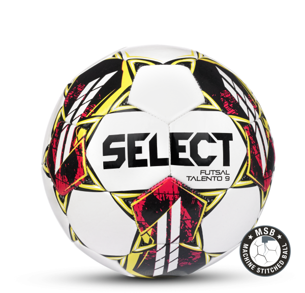 Футзальный  мяч Select Futsal Talento 9 v22, 49,5-51,5 см, бел-желт, арт. 1060460005 – фото