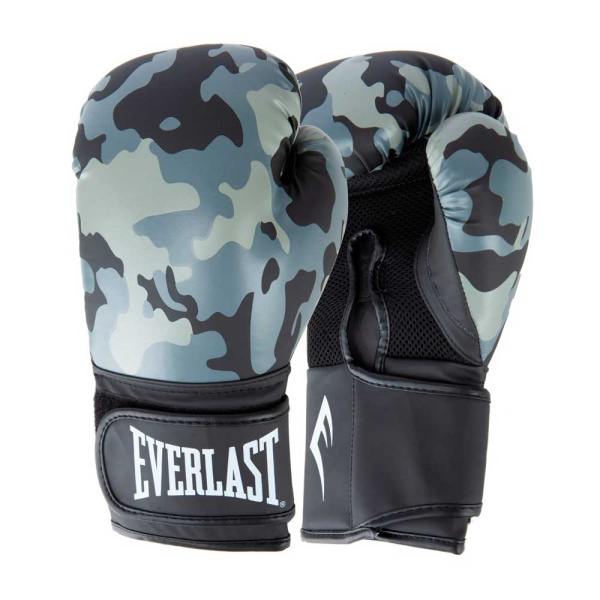 Боксерские перчатки Everlast Spark, тренировочные, «камуфляж» – фото