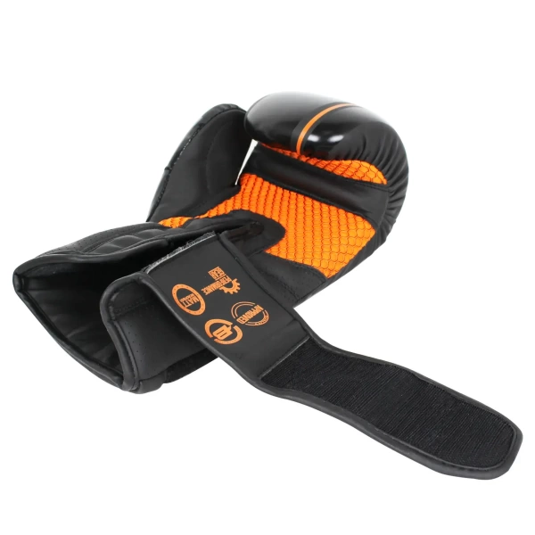 Боксерские перчатки BoyBo B-Series BBG400, тренировочные, оранжевый – фото
