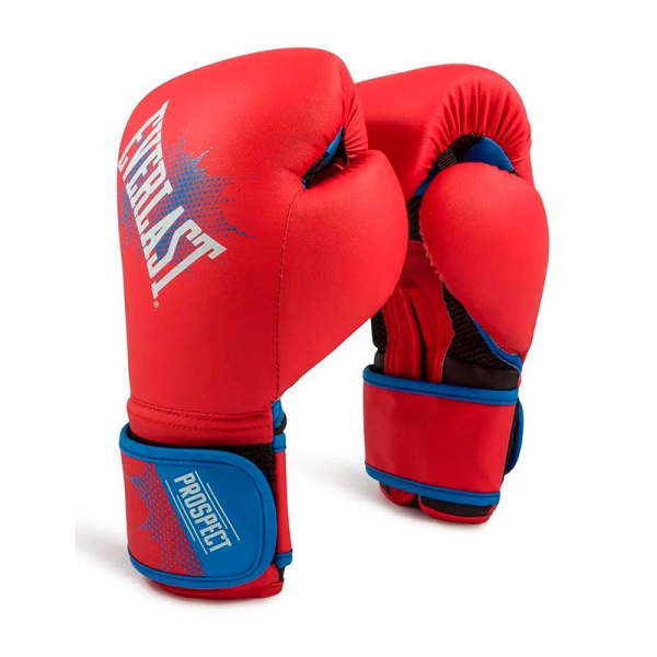 Детские боксерские перчатки Everlast Prospect, тренировочные, красный – фото