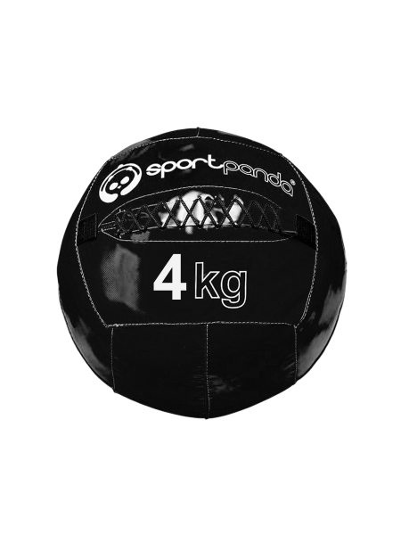 Медбол / медицинбол SportPanda, 4 кг, чёрный