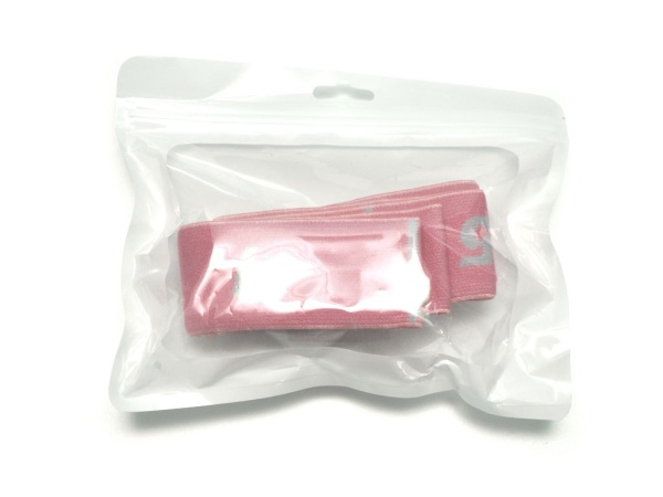 Эспандер-лента эластичная с петлями WX-F9, розовый – фото