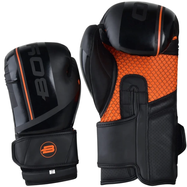 Боксерские перчатки BoyBo B-Series BBG400, тренировочные, оранжевый – фото