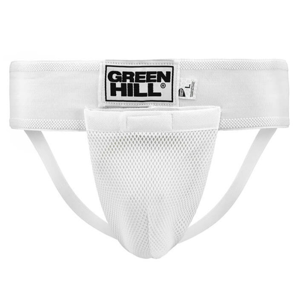 Защита паха (бандаж) Green Hill GENTS CSG-6048, для бокса, мужской, белый – фото
