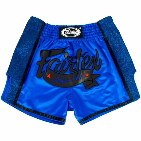 Шорты для тайского бокса Fairtex BS-1702, синий – фото