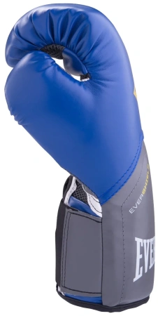 Боксерские перчатки Everlast Pro Style Elite, тренировочные, синий – фото