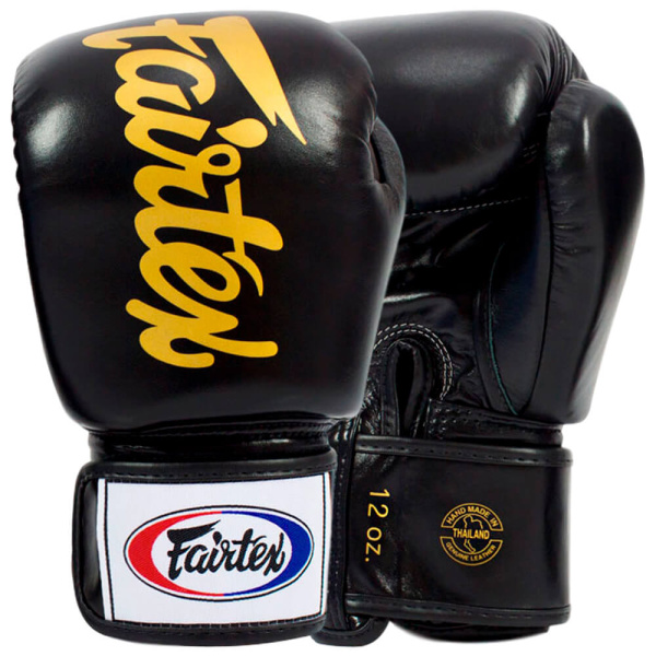 Боксерские перчатки Fairtex BGV19, тренировочные, чёрный – фото