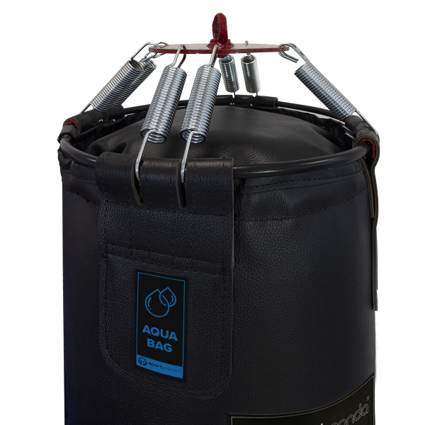Водоналивной боксерский мешок «AQUA BAG», натуральная кожа, 90 см, диаметр 40 см – фото