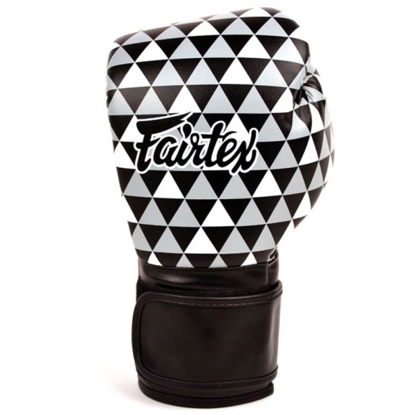 Боксерские перчатки Fairtex BGV14 Black op ART, тренировочные, серый – фото