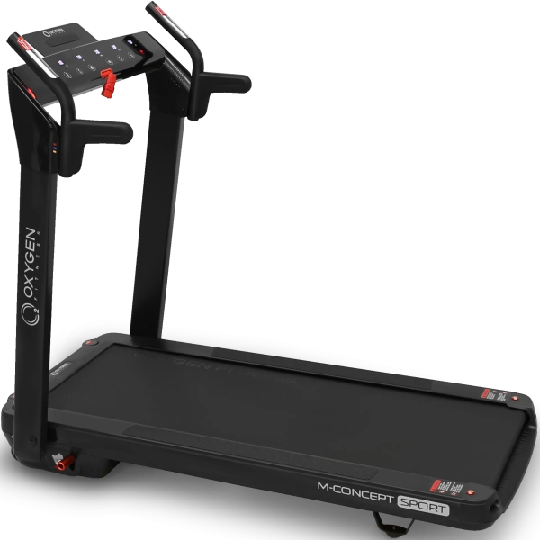 Беговая дорожка OXYGEN FITNESS M-CONCEPT SPORT (BLACK), электрическая, для дома, чёрный – фото