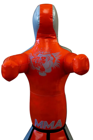 Манекен для бокса и спарринга Герман 190 см, 110 кг, красный – фото