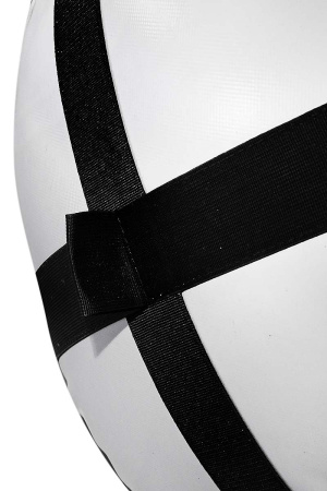 Боксерский мешок SportPanda 220 см, диаметр 45 см, вес 100 кг, серый / синий