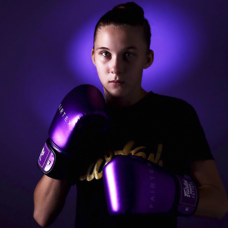 Боксерские перчатки Fairtex BGV22 Gloves 2020, профессиональные, фиолетовый – фото