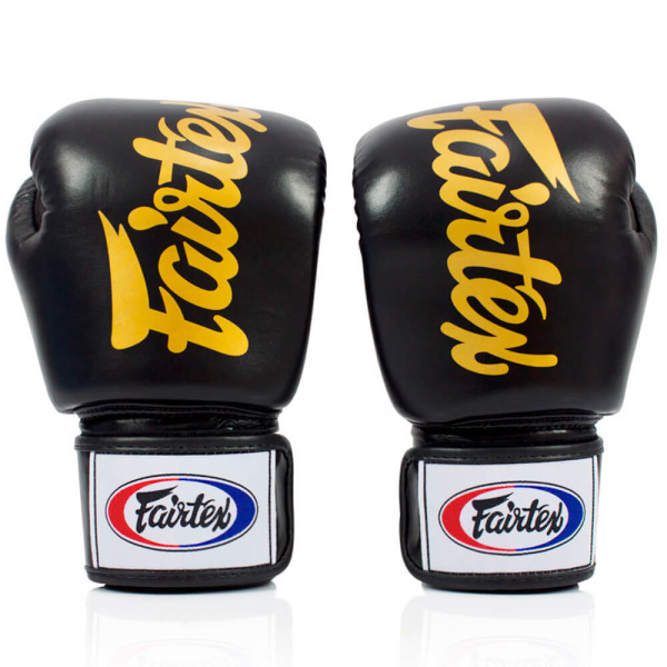 Боксерские перчатки Fairtex BGV19, тренировочные, чёрный – фото