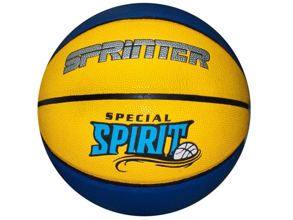 Мяч баскетбольный SPECIAL SPIRIT, эко-кожа, 7" – фото