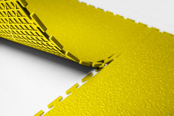 Плитка ПВХ Standart Modern, 500*500, жёлтый – фото