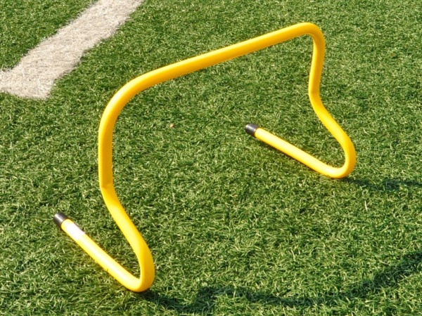 Барьер тренировочный футбольный FT-M30, 45 х 31 см, жёлтый – фото