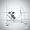 Скамья-стойка для жима под углом вниз E-7041 (Olympic Decline Bench) – фото
