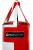 Боксерский мешок SportPanda 150 см, диаметр 55 см, вес 100 кг, красный / серый