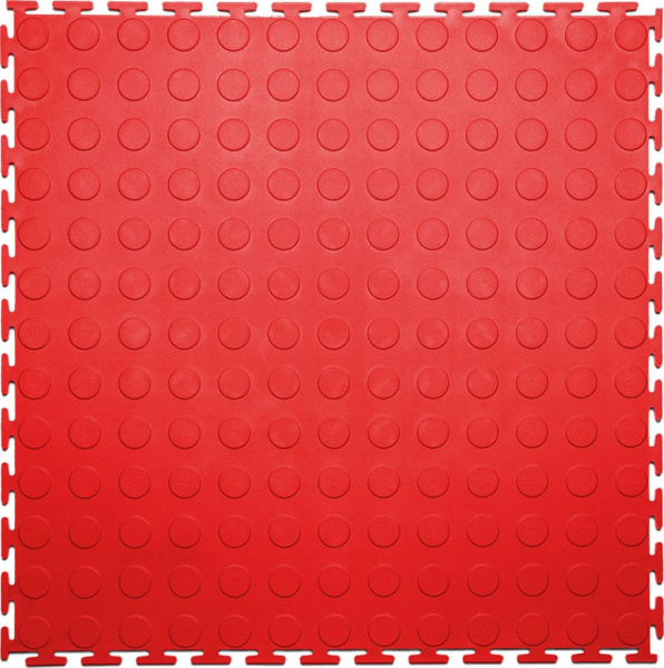 Плитка ПВХ Standart Prom, 5 мм, 500*500, красный