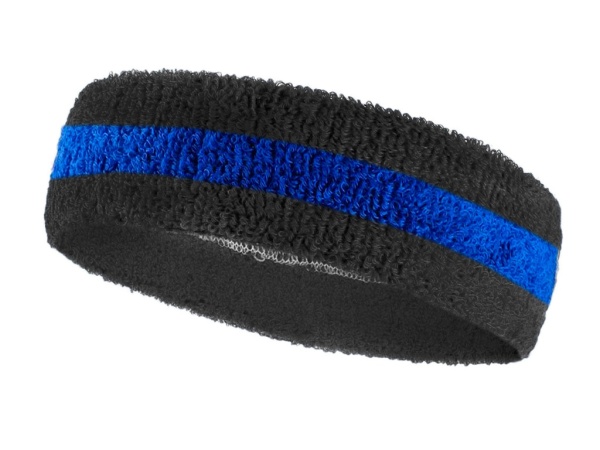 Повязка на голову HT-102-ЧСЧ, чёрно-синий – фото