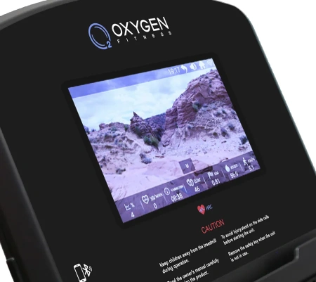 Беговая дорожка OXYGEN FITNESS NEW CLASSIC ARGENTUM TFT, электрическая, для дома – фото
