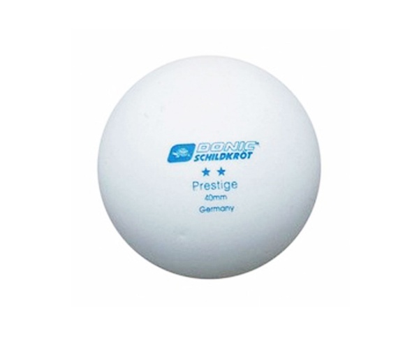 Мячики для настольного тенниса DONIC PRESTIGE 2, 6 шт, белый – фото