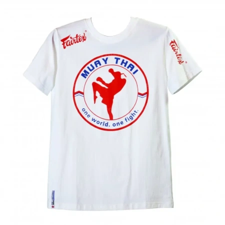 Футболка Fairtex TS «One world. One fight», белый – фото