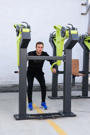 Уличный тренажер тяга к поясу стоя с переменной нагрузкой Power-1805 – фото