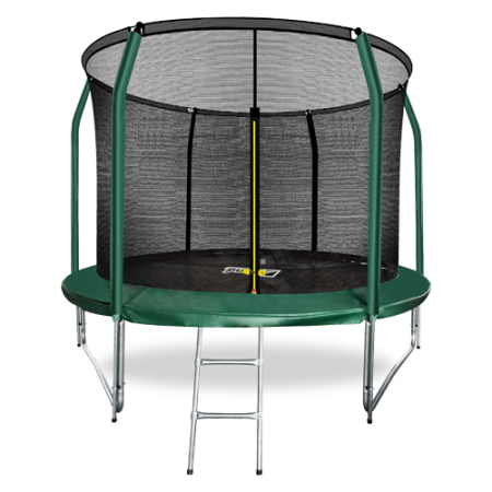ARLAND Батут премиум 10FT с внутренней страховочной сеткой и лестницей (Dark green) – фото
