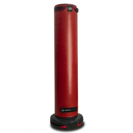 Напольный боксерский мешок SportPanda, натуральная кожа, 200 см, D-40 см,  64 кг