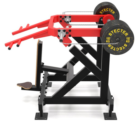 Уличный тренажер "Жим от груди сидя" с изменяемой нагрузкой – фото