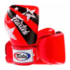 Боксерские перчатки Fairtex BGV1 Nation Print, тренировочные, красный – фото