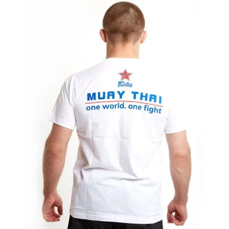 Футболка Fairtex TS «One world. One fight», белый – фото