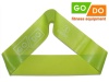 Силовая лента / ленточный эспандер GO DO WIDE, 65 x 5 см, 0.35 мм, зелёный – фото